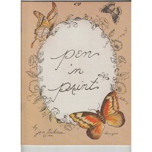 Pen N Paint Jan Tickner 1976 Decorative Tole Painting Book